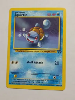 Pokemon Card Squirtle 68/82 Dark Wartortle 46/82 Dark Blastoise 20/82 NonHolo HP - Image 3