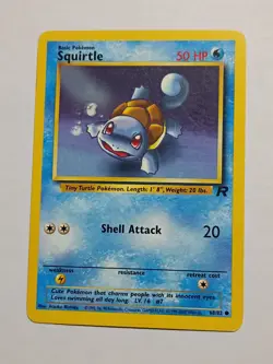 Pokemon Card Squirtle 68/82 Dark Wartortle 46/82 Dark Blastoise 20/82 NonHolo HP - Image 4