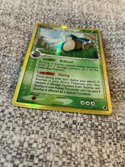 2006 Pokemon EX Delta Species Dragon Frontiers Snorlax #10/101 Rare Holofoil - Image 3