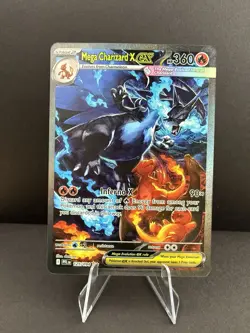 The Pokemon Company Mega Charizard X EX 125/094 Evolutions Holo Full Art UR ENG - Image 1