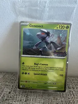 Pokemon Genesect 008 Phantasmal Flames Best Buy Promo SEALED - Image 1