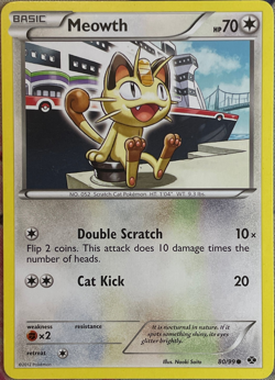 Meowth - 80/99 - Next Destinies Pokemon 2012 - Image 1