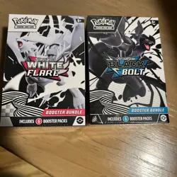 Pokemon Black Bolt and White Flare Booster Bundle Set of 2 Sealed New - Image 2