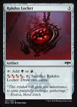 Rakdos Locket - Near Mint MTG Ravnica Allegiance - Image 1