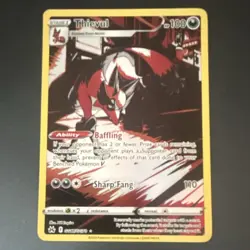 The Pokemon Company Crown Zenith Galarian Gallery Thievul GG17/GG70 Holo UR Eng - Image 1