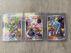 POKEMON Series 2 First Partner Illustration Grookey 052 Scorbunny 053 Sobble 054 - Image 1