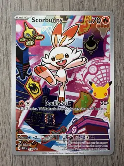 POKEMON Series 2 First Partner Illustration Grookey 052 Scorbunny 053 Sobble 054 - Image 5