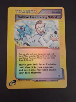 Professor Elm's Training Method 148/165 Expedition Pokemon Reverse Holo RARE!!! - Image 1