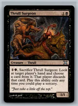 Magic The Gathering 10th Edition Thrull Surgeon #183/383 MTG TCG CCG Tenth - Image 1