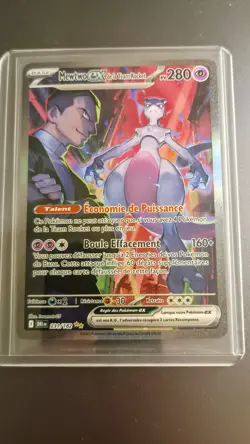 Mewtwo ex de la Team Rocket 231/182 - Carte Pokemon Alternative DRI FR - Exc - Image 1