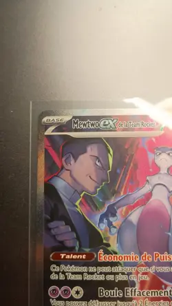 Mewtwo ex de la Team Rocket 231/182 - Carte Pokemon Alternative DRI FR - Exc - Image 3
