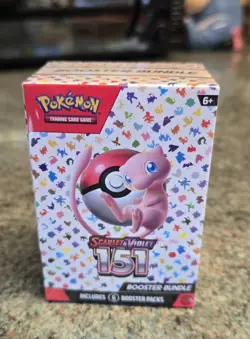 Pokemon Scarlet Violet 151 Booster Bundle Sealed Box, 6 Booster Packs - Image 1