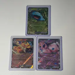 pokemon 151 venasaur 003 charizard 006 mew 151 ex english - Image 1