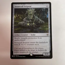 Mtg The List Stonecoil Serpent Throne of Eldraine #235 Rare - Image 1