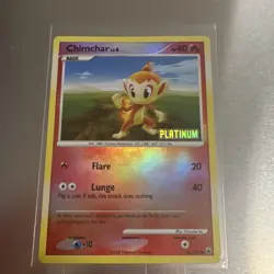 Pokemon TCG Majestic Dawn Chimchar 56/100 Reverse Holo Common 40HP Eng - Image 1