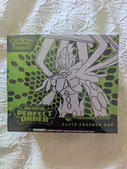 Perfect Order Pokemon Center Elite Trainer Box ETB PKC TCG Slight Tear - Image 1