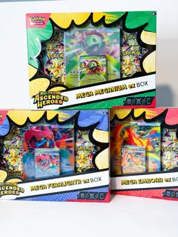 NEW! Pokemon TCG Ascended Heroes Ex Box *SET of 3* (Sealed) - Image 1