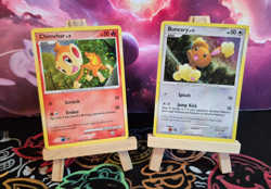 Chimchar DP02 Buneary DP06 Diamond and Pearl Black Star Promo Holo Pokemon TCG - Image 1