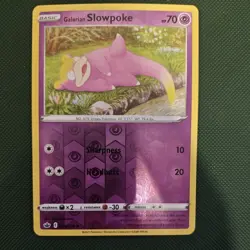Pokemon TCG Galarian Slowpoke 054/198 Reverse Holo & Non-holo Bundle - Image 2