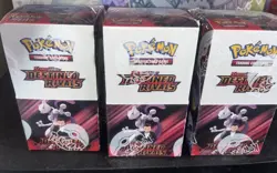 Pokemon TCG Destined Rivals Half Booster Box 18 Packs Sealed Bundle 3x - Image 1