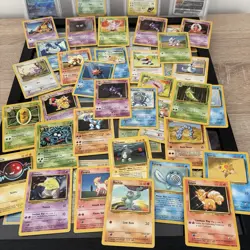 33 Card Vintage Pokemon Base Set Unlimited Bundle Job Lot WOTC 1999 - Image 2