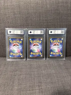 3 X Pokemon Eeveelutions Card Slabs Bundle RKT Graded 10 Eevee Umbreon Leafeon - Image 5