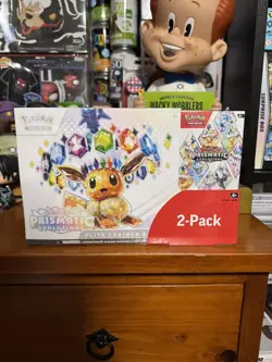 Pokemon TCG Prismatic Evolutions Costco 2 Pack Bundle ETB & Booster Bundle - Image 1