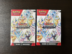 2X Pokemon Prismatic Evolutions Booster Bundle Boxes (6 Packs) English - SEALED - Image 1