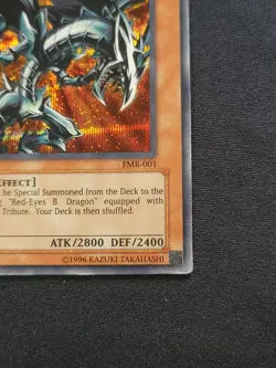 Red-Eyes Black Metal Dragon (Forbidden Memories) FMR-001 Yu-Gi- Oh! Video Game - Image 5