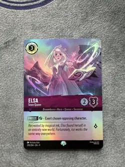Elsa - Snow Queen (Epic) 210/204 Epic Fabled NM Lorcana Disney - Image 2