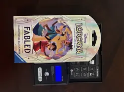 Disney Lorcana Fabled Lot Of 4 Sleeved Booster Packs HEAVY - Image 3