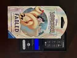 Disney Lorcana Fabled Lot Of 4 Sleeved Booster Packs HEAVY - Image 5