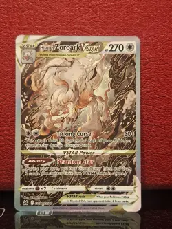 Hisuian Zoroark VSTAR Holo Pokemon Card Crown Zenith: Galarian Gallery GG56/GG70 - Image 1