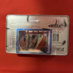 1994 Maxx NASCAR Race Cards Premier Series Set Tin Box SEALED w/ Bonus Cards - Image 2