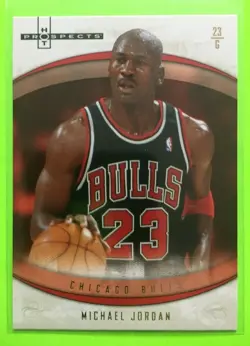 2007-08 Fleer Hot Prospects #23 Michael Jordan Chicago Bulls Basketball Card - Image 1