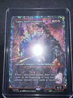 Casey Jones Vigilante (0296) (Showcase) (Fracture Foil) TMNT NM MTG - Image 1