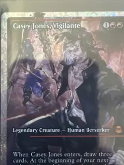 Casey Jones Vigilante (0296) (Showcase) (Fracture Foil) TMNT NM MTG - Image 2