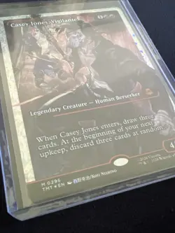 Casey Jones Vigilante (0296) (Showcase) (Fracture Foil) TMNT NM MTG - Image 4