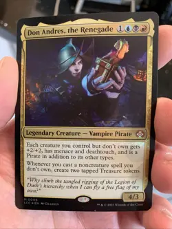 MTG - Don Andres, the Renegade. Lost Caverns of Ixalan Commander. Foil. - Image 1