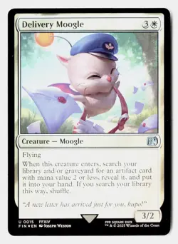 Delivery Moogle 15 Uncommon FINAL FANTASY Magic: The Gathering Foil - Image 1