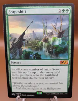 Scapeshift x1 MTG Core 2019 M19 Magic Light Play LP English - Image 1