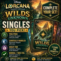 Disney Lorcana Wilds Unknown Singles YOU PICK! Non-Foil Cards Bundle & Save - Image 1
