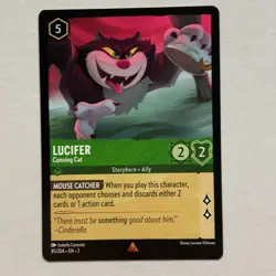 Lucifer 85/204 Disney Lorcana Rise of the Floodborn Regular Rare Card NM - Image 1