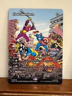 Magic the Gathering Marvel Super Heros Final Showdown Showcase Full Art - Image 1