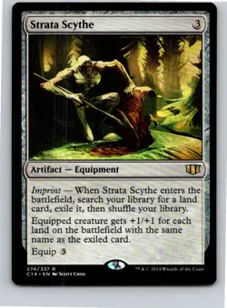 Magic the Gathering Strata Scythe Commander 2014 MTG Free Shipping! - Image 1