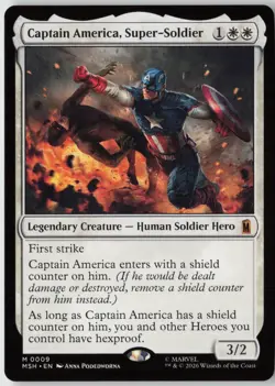 Captain America, Super-Soldier (9) - Normal - Marvel Super Heroes (MSH) - NM - Image 1
