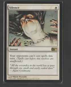Silence - Magic 2010 (M10) - MTG Instant Rare - 31/249 - Image 1