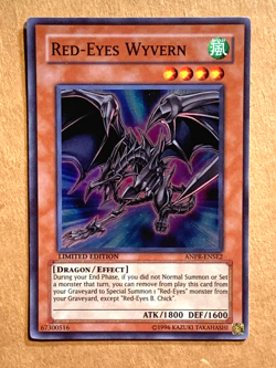 yugioh RED-EYES WYVERN ANPR-ENSE2 Super North American Near Mint - Image 1