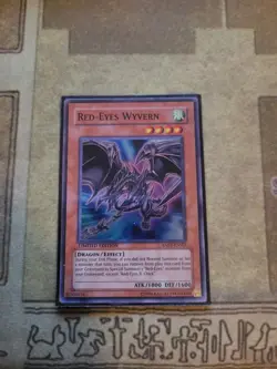 YUGIOH RED-EYES WYVERN ANPR-ENSE2 SUPER LIMITED ED NM - Image 4