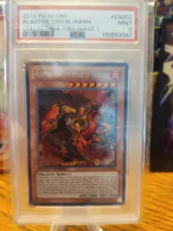 2013 Yu-Gi-Oh! Collectible Tins Wave 1 Blaster Dragon Ruler of Infernos PSA 9 - Image 1